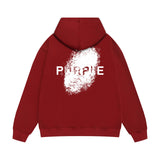 Purple Brand Hoodie Fashion Loose Hooded Sweater
