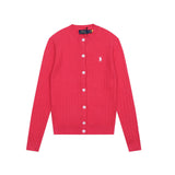 Ralph Lauren Knitted sweaters small twist knitted cardigan polo solid color crew neck