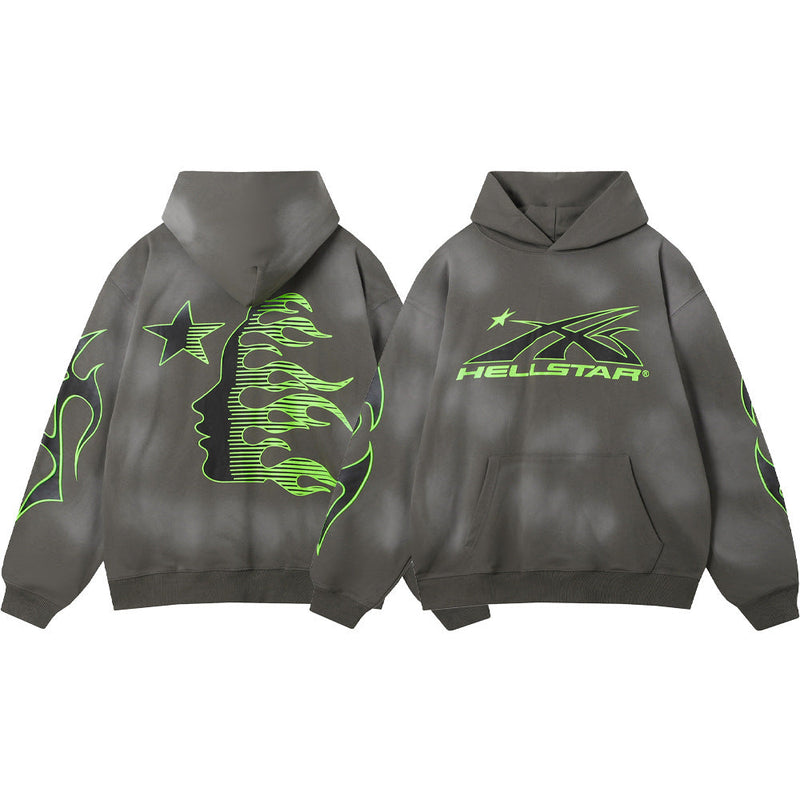HS Hoodie Casual Sweater Drawstring