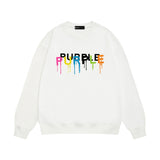 Purple Brand Sweatshirt Loose Crew Neck Sweater