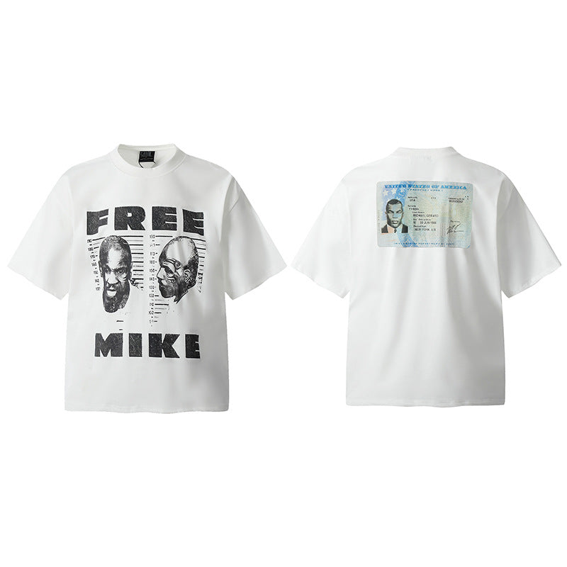 Mens Vintage T-Shirts Saint Michael "FREE MIKE" Violent Tyson