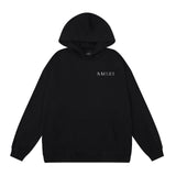 Amiri Hoodie OW Seagrass Alphabet Print Hooded Sweater Men and Women