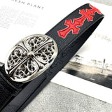 Chh Chrome heart belt with jeans y2k