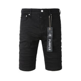 Purple Brand Denim Shorts High Street Black