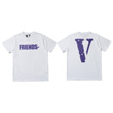 Vlone T Shirts Short Sleeve Men's and Women's T-shirt