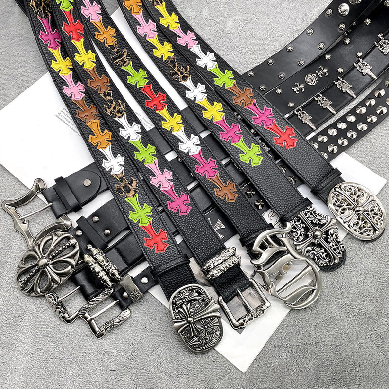 Chh Chrome Heart Belt Sacred Sword Cross Belt