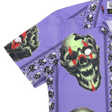 GUILTYPARTIES TIGER Shirts STUDIO Tattooed Skull, Short Sleeve Shirt