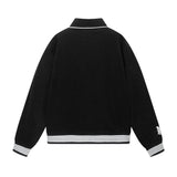 Amiri Jacket AMI Corduroy Embroidered Lapel Baseball Uniform for Men and Women