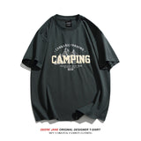 Men T-Shirts Summer Loose Couple Short Sleeve T-shirt Men and Women Casual