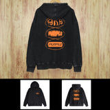 Purple Brand Distressed Hoodie Fashion Old Loose Hooded Sweater