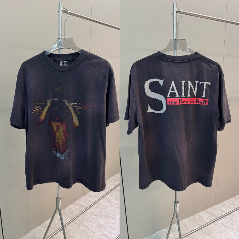 Men Vintage T-Shirts Saint Michael Tee