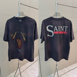 Men Vintage T-Shirts Saint Michael Tee