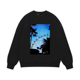 Purple Brand Sweatshirt Loose Crew Neck Sweater