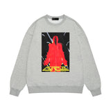 Purple Brand Sweatshirt Loose Crew Neck Sweater