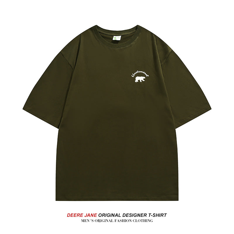 Men's T-Shirts Summer Short-Sleeved T-shirt Men's Loose All-Match Casual