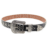 Hip-hop punk rhinestone belt punk rock