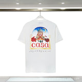 Casablanca T Shirts Unisex Fashion Loose Tee