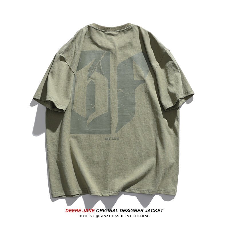 Men's T-Shirts Summer Short-Sleeved T-shirt Men's Loose