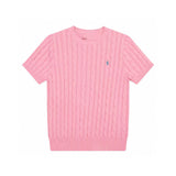 Ralph Lauren Knitted sweaters Ralph Lauren Knitted Short Sleeved Shirt RL Ralph Crew Neck Solid Color Pony Embroidery LOGO Knitted Short Sleeve