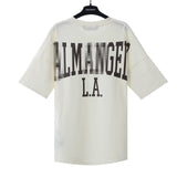 Palm Angels T Shirts Alphabet Slogan Printed Short Sleeve T-Shirt
