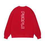 Purple Brand Sweatshirt Loose Crew Neck Sweater