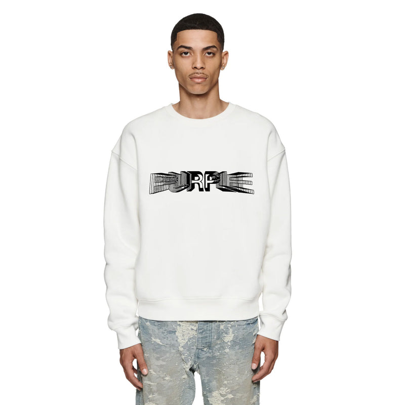 Purple Brand Sweatshirt Loose Crew Neck Sweater