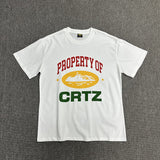 Corteiz T Shirt Short Sleeve Letter Flower