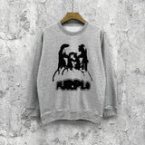 Purple Brand Sweatshirt Loose Crew Neck Sweater