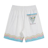 Casablanca Shirts And Shorts 2 Pieces Set Summer Casual Waves