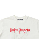 Palm Angels T-Shirts Comic Stream Lacquer Alphabet Short Sleeve T-Shirt