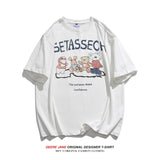 Men's T-Shirts Short-Sleeved T-shirt Men's Summer Couple Casual Loose