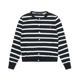 Ralph Lauren Knitted sweaters RL striped crew neck embroidered logo knitted cardigan long sleeves