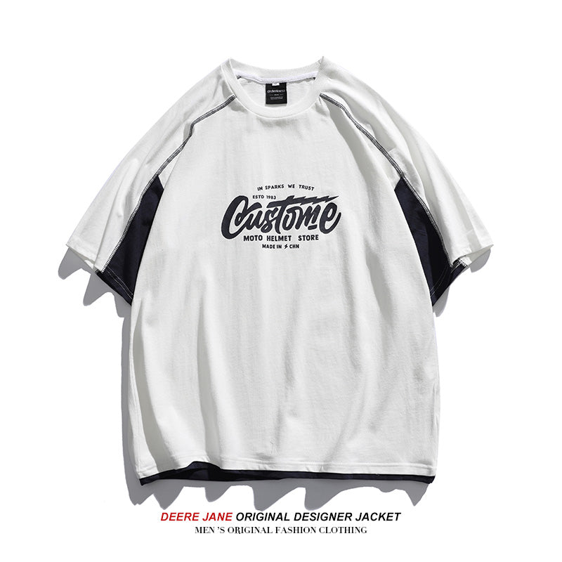 Men's T-Shirts Summer Short-Sleeved T-shirt Men's Loose All-Matching