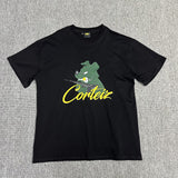 Corteiz T Shirt Short Sleeve Letter Flower