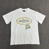 Corteiz T Shirt Short Sleeve Letter Flower