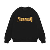 Purple Brand Sweatshirt Loose Crew Neck Sweater