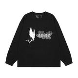 Vlone Sweatshirts Autumn and Winter Fog Big V Letter