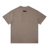 Fog Essentials T Shirts Spring/Summer FOG Double Line Logo Pattern Crew Neck Short Sleeves