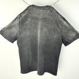 Mens Vintage T-Shirts SAINT Wasteland Style Ripped Washing Techniques T-Shirts