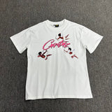 Corteiz T Shirt Vintage Printed Men and Women Loose Casual