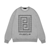Purple Brand Sweatshirt Loose Crew Neck Sweater