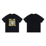 Synaworld T Shirts central cee Short Sleeve Classic Letter L Loose Casual T-Shirt