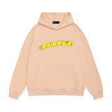 Purple Brand Hoodie Fashion Loose Hooded Sweater