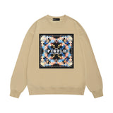 Purple Brand Sweatshirt Loose Crew Neck Sweater