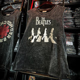 Pearl Jam T Shirts Doors Ramones Rock Washed Vintage Tank Top Cotton Sleeveless T-Shirt(Part2)