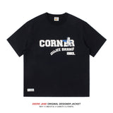 Men's T-Shirts Summer Short-Sleeved T-shirt Men's American Style Loose Versatile Casual