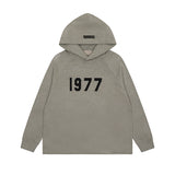 Fear of God Essentials 1977 Knit Hoodie Knitted Long Sleeve Sweater Men's Hooded