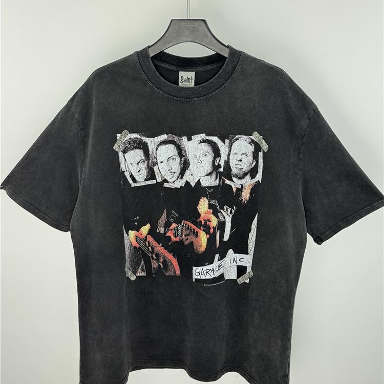 Men Vintage T-Shirts "METALLICA" Band Tee