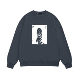 Purple Brand Sweatshirt Loose Crew Neck Sweater