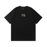 Fog Essentials T Shirts Spring Summer FOG Letter Crew Neck Short Sleeves